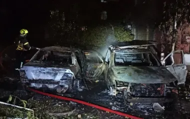 Дроны попали в вуз, на нескольких локациях пожары: фото последствий удара по Киеву