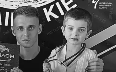 Six-year-old karateka Matvii Marchenko killed in Russian strike on Kyiv. PHOTO