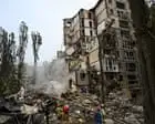 Ukraine war briefing: Zelenskyy calls for ‘regime change’ in Russia after attack on Kyiv kills 16