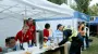 URCS aid points work in Kyiv at sites of liquidation of consequences of Russian attack