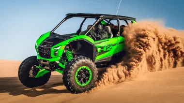 Экстрим для семьи: Kawasaki представила сверхмощный вездеход по цене Toyota RAV4 (видео)