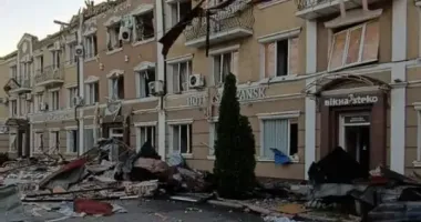 Россияне ударили по центру Славянска