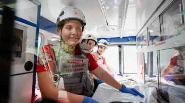All-Ukrainian drills of volunteers of rapid response units of Ukrainian Red Cross start in Lviv region