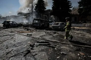 Ukraine-Russia latest: Fire at Zaporizhzhia nuclear plant contained after explosions