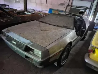 Пробег — всего 4200 км: в заброшенном гараже нашли авто из фильма "Назад в будущее" (фото)