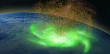 Космические ураганы из плазмы с дождем из электронов: что происходит над полюсами Земли