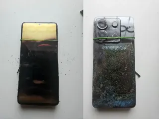 Смартфон Xiaomi неожиданно взорвался у парня в руках: компания сказала "сам виноват" (фото)