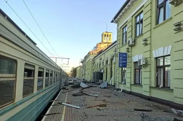 Russia carried out the most massive strike on Lozova — there is a death and injuries