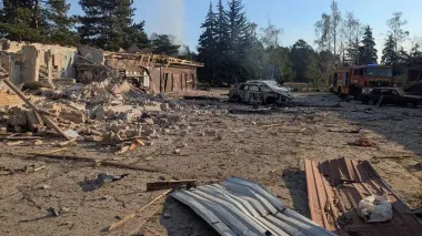 Nine hospitalized, including children, after Zaporizhia recreation center bombing