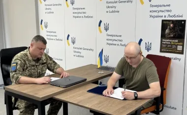 In Poland, a new group of Ukrainian Legion volunteers signs contracts with the AFU