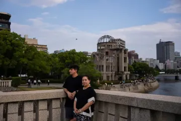 The grandchildren of 2 men who experienced both A-bomb attacks 80 years ago now work for peace