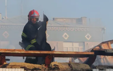 У Вінницькій області спалахнула масштабна пожежа в лікарні (фото)