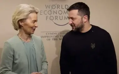 Von der Leyen on talk with Zelenskyy: we discussed steps toward peace agreement with Russia