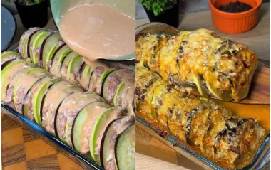 Аппетитные баклажаны с фаршем под золотистой корочкой: сытно и по-домашнему