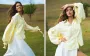 Ковбойские сапоги и рубашка оттенка Butter Yellow: стильный образ от бывшей Комарова