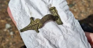 Нашла с металлоискателем: в Финляндии женщина обнаружила 1500-летнюю фибулу (фото)