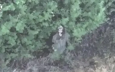 Border guards attacked enemy dugouts, equipment and personnel in Vovchansk direction. VIDEO