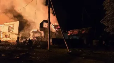 Нічна атака дронами на Харківщині: є поранені та руйнування