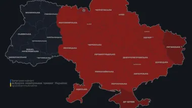 У Києві та низці областей оголосили тривогу через загрозу балістики