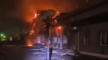 Russians attack railway station in Dnipropetrovsk Oblast; number of trains cancelled – video
