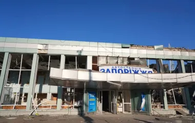 Залишилися самі руїни: як виглядає автовокзал у Запоріжжі після атаки росіян (фото)