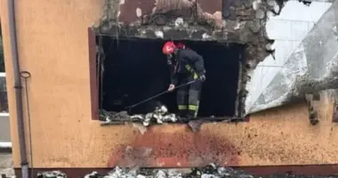 На Львовщине горел частный пансионат для пожилых людей