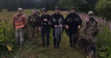 Служебный пес помог задержать четырех мужчин на границе с Румынией