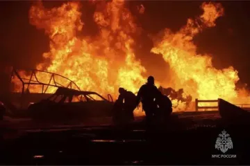 Дрони атакували два заводи у російському Ставрополі (відео)