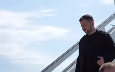 Zelenskyy has arrived in Berlin. VIDEO