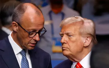 Секретный этаж и без телефонов: Bild раскрыл детали видеовстречи ЕС с Трампом в Берлине