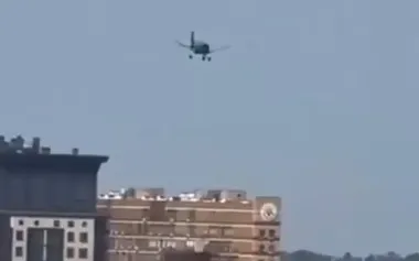 Moment of arrival of Ukrainian drone in Rostov-on-Don, Russia. VIDEO of explosion