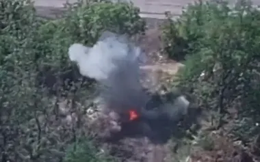 Drones of 414th Brigade of USF destroyed 12 occupiers on motorcycles. VIDEO