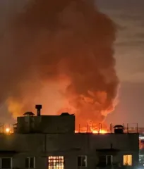 Окупированное Енакиево посетили дроны: в городе вспыхнул пожар (видео)