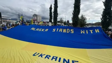 Rally in support of Ukraine held in Alaska ahead of Trump-Putin summit – media