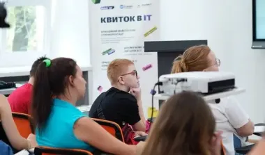 Андрій Матюха підтримав майстер-клас «Квиток в ІТ» в Дніпрі для дітей з вразливих категорій.