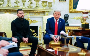 У Білому домі на початку закритих переговорів встановили велику карту України, - BBC