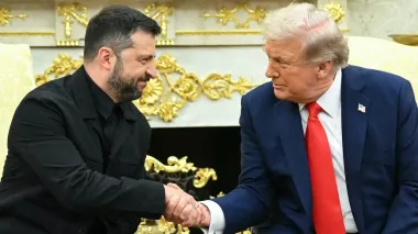 Map of Ukraine with occupied territories marked was on display in Oval Office, journalists report – photos