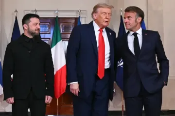 Trump caught on hot mic saying he thinks Putin ‘wants to make a deal for me – as crazy as it sounds’