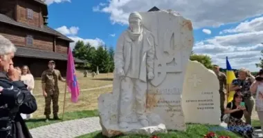На Черкащині відкрили пам’ятник Олександру Мацієвському, якого розстріляли за вигук "Слава Україні!"