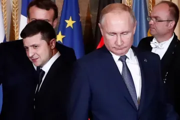 What happened the one and only time Zelensky and Putin met?