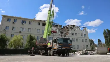 У Харкові завершили аварійно-рятувальні роботи у 5-поверхівці, яка потрапила під російський удар