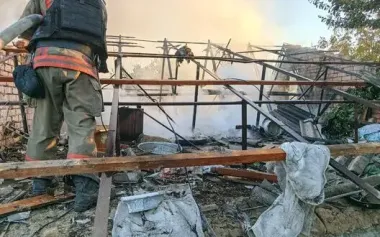 Consequences of attack on Dnipropetrovsk region: enemy struck Pavlohrad, Nikopol, and Synelnykove districts. PHOTO