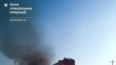 Ukrainian special forces hit train with anti-tank missiles in occupied Crimea