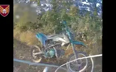 Drones, firing positions, troops, vehicles and even moped hit by 46th Air Assault Brigade. VIDEO