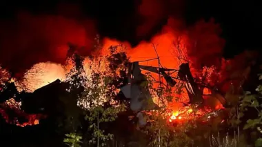У Чугуївській громаді лунали вибухи – росіяни пошкодили порожні склади
