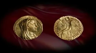 Возраст 2200 лет: в Иерусалиме найдена редкая золотая монета с лицом царицы Египта (фото)