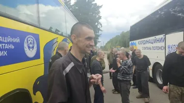В День Независимости домой из российского плена вернулись военные и гражданские украинцы (фото)