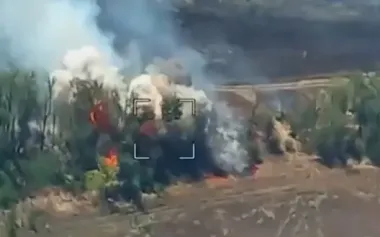 Artillerymen of 44th Brigade destroyed Russian MLRS, three "Giatsint-B" howitzers and ammunition for them. VIDEO