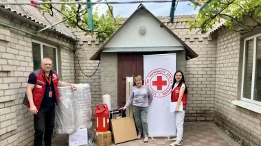 Ukrainian Red Cross to continue supporting Ukrainian households in preparation for winter