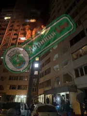 В Киеве зафиксировано падение обломков на жилые дома, пылает детсад (фото)